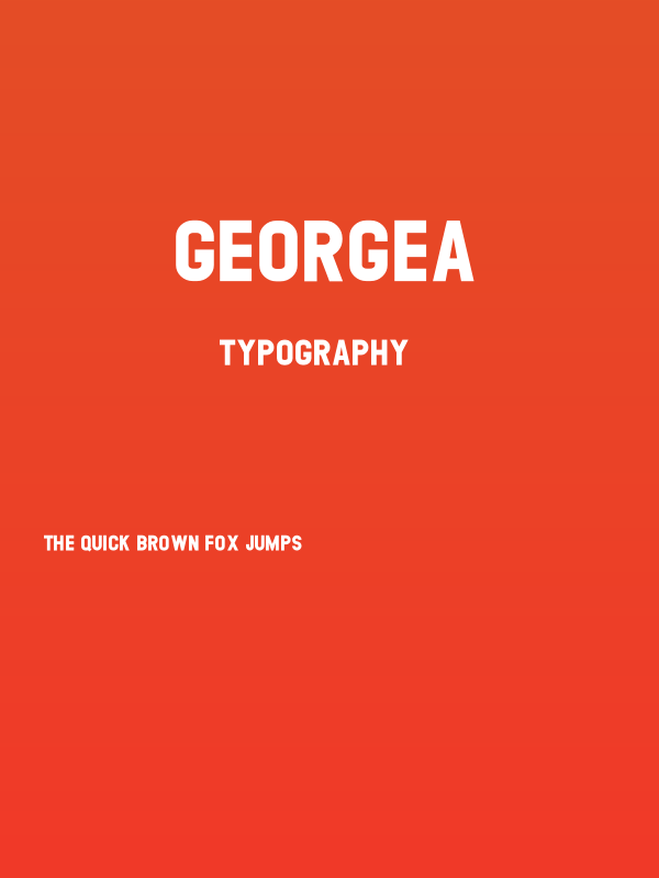 GEORGEA Poster