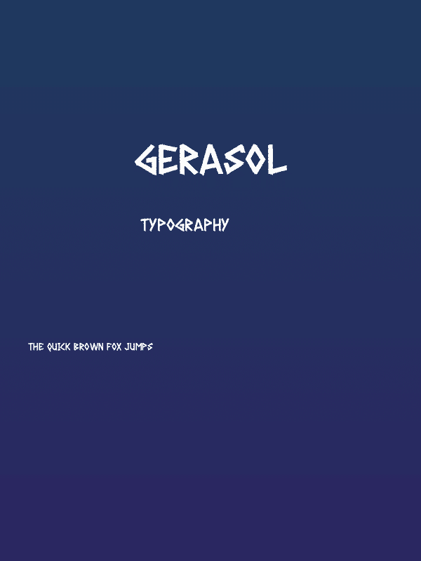 GERASOL Poster