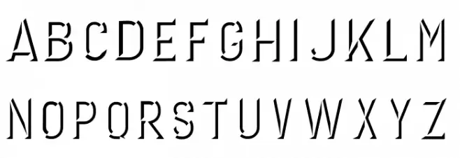 GERONIMO DARK Schriftart Groß