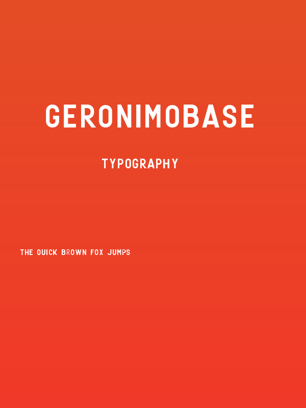 GERONIMOBASE Poster