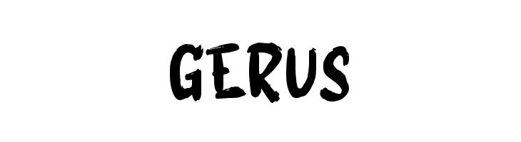 GERUS Font - FFonts.net