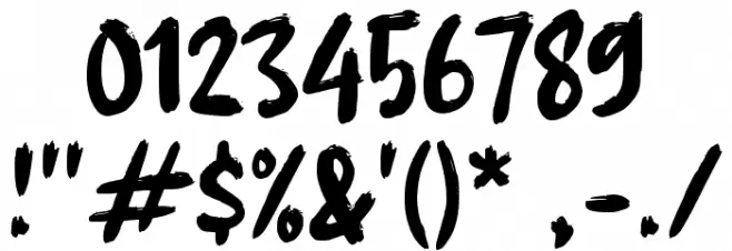 GERUS Font OTHER CHARS