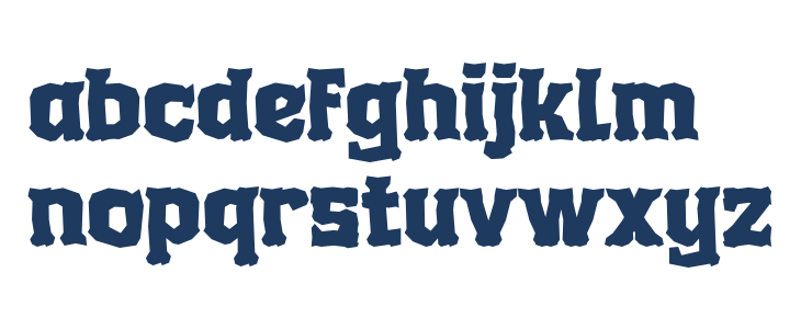 GESKON-Regular Lowercase