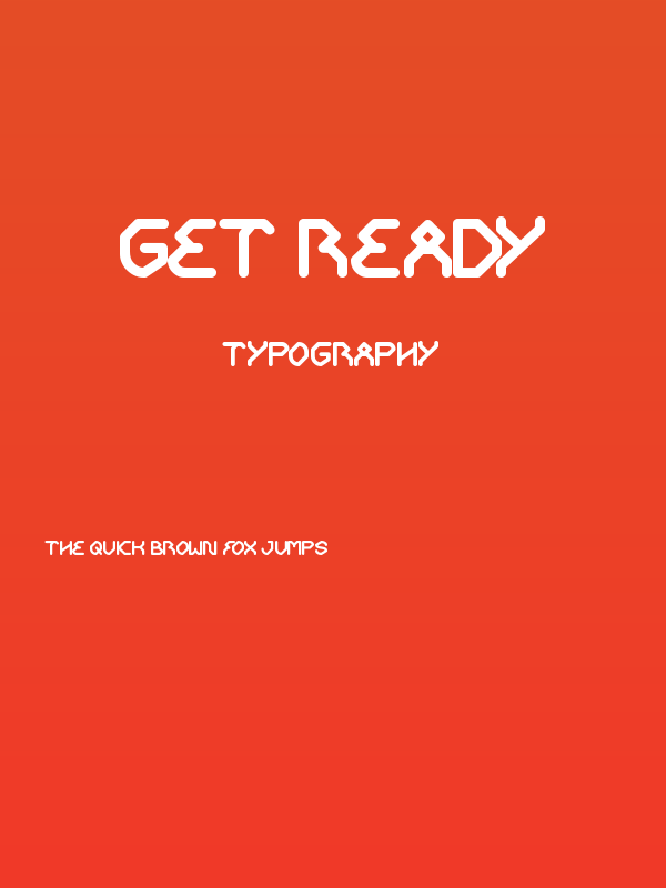 GET READY Poster