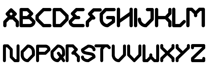 GET READY Font LOWERCASE