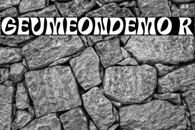 GEUMEON-DEMO Regular Font examples