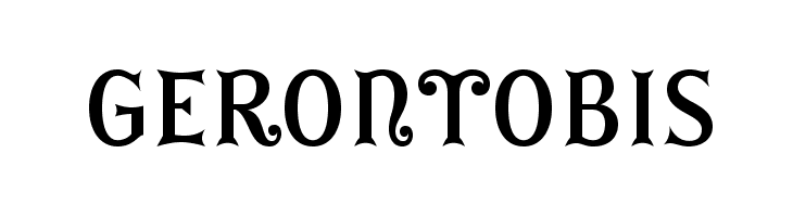 GErontoBis  Frei Schriftart Herunterladen