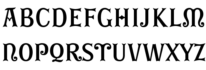 GErontoBis Font LOWERCASE