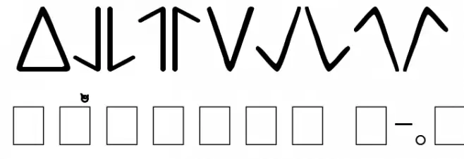 Ge Yin Zi Font OTHER CHARS