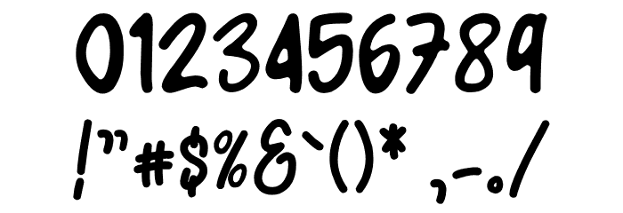 Gealliea Font OTHER CHARS