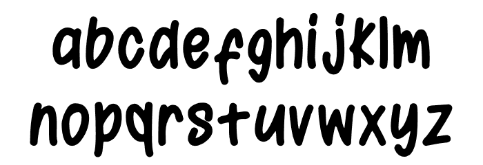 Gealliea Font LOWERCASE