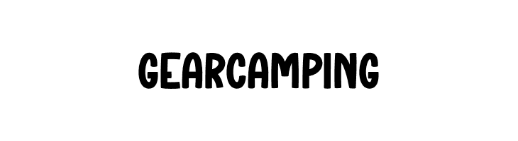 Gear Camping  フリーフォントのダウンロード