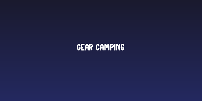 Gear Camping Social Header