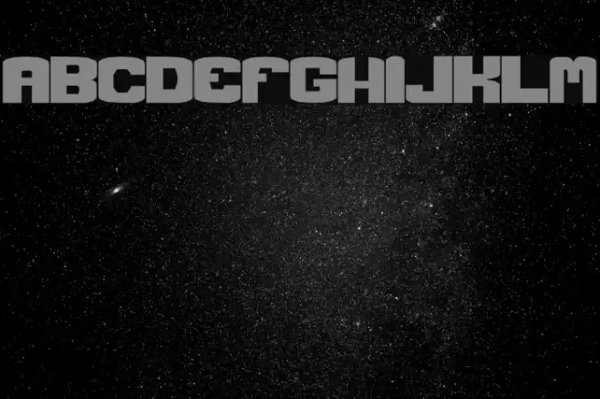 Gear Crank Font examples