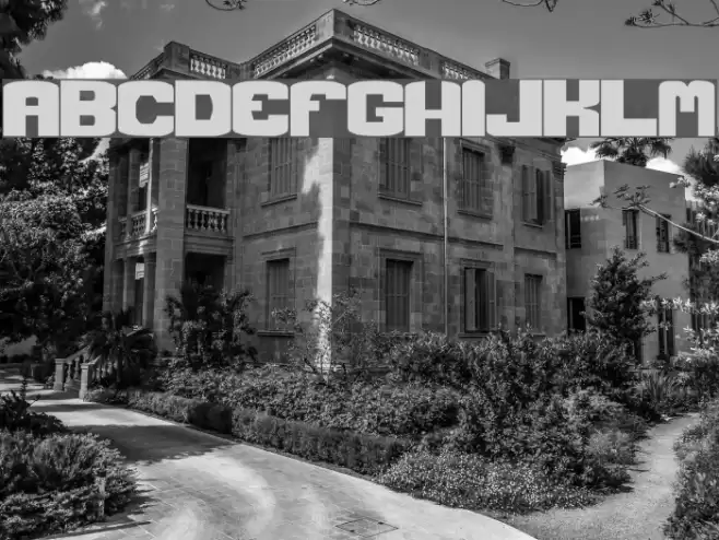 Gear Crank Font examples