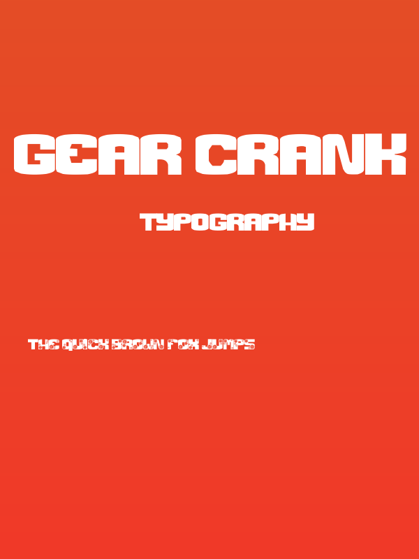 Gear Crank Poster