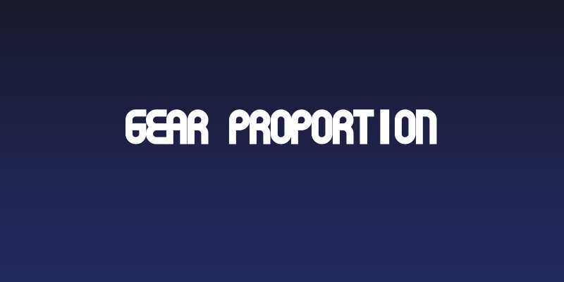 Gear Proportion Social Header
