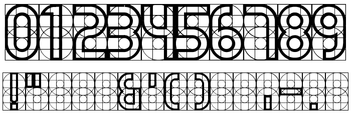 Gear Font OTHER CHARS