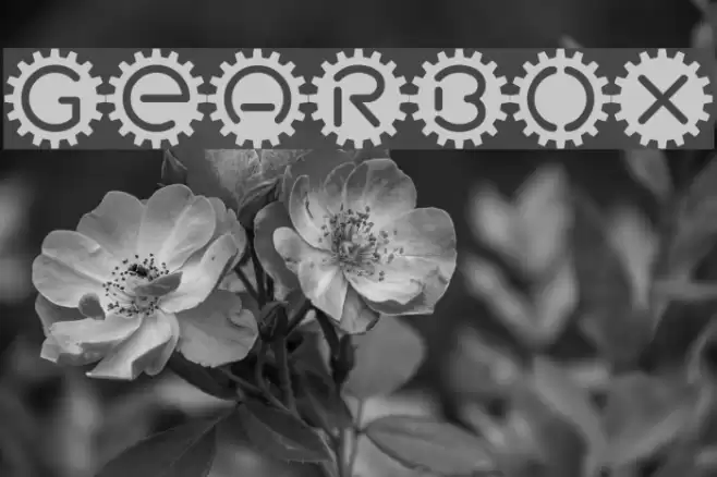 GearBox フォント examples
