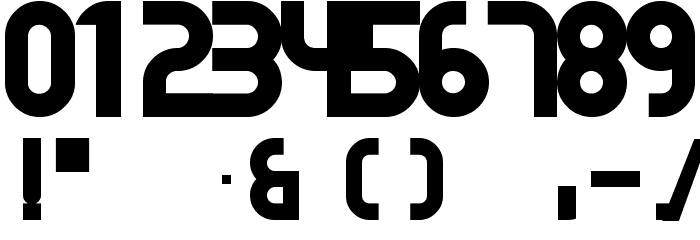GearProportion Font OTHER CHARS