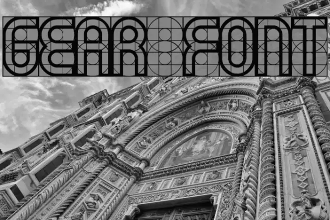 Gear Font examples