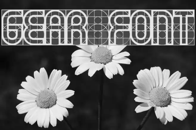 Gear Font examples