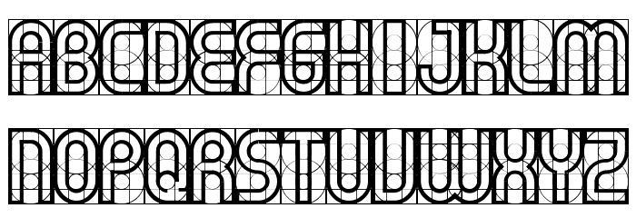 Gear Font LOWERCASE