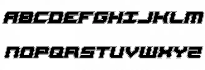 Gearhead Academy Italic Polices MAJUSCULES