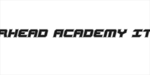 Gearhead Academy Italic Logo