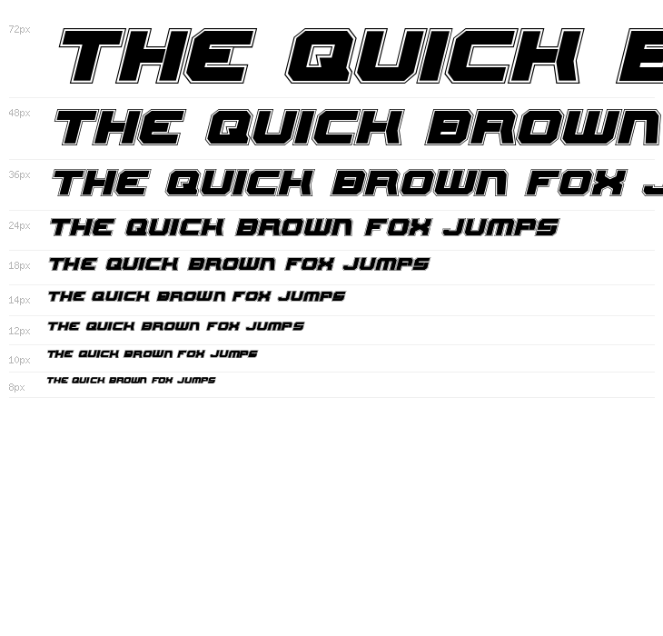 Gearhead Academy Italic Waterfall