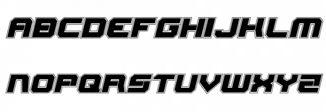 Gearhead Academy Italic Caratteri MINUSCOLO