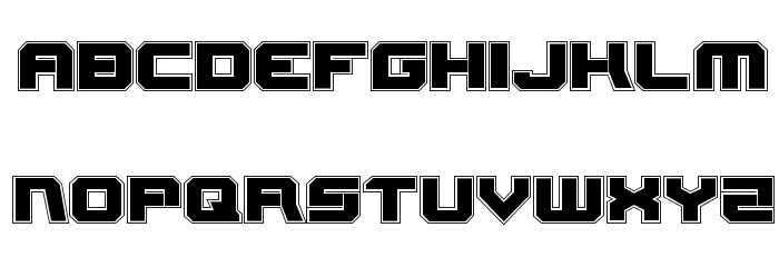 Gearhead Academy Font LOWERCASE