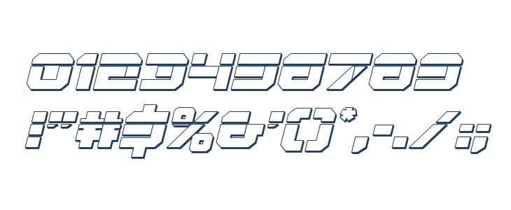 Gearhead Bullet Italic Other Characters