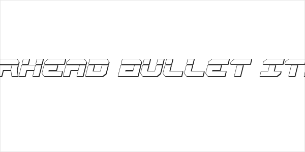 Gearhead Bullet Italic Logo