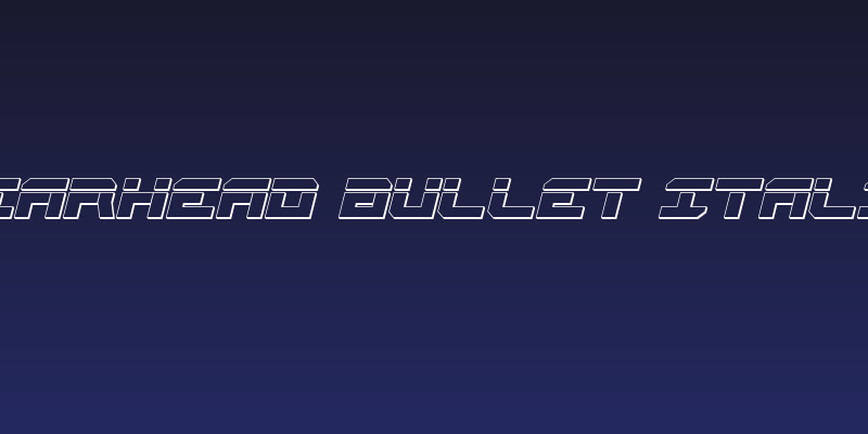 Gearhead Bullet Italic Social Header