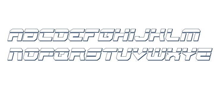 Gearhead Bullet Italic Lowercase