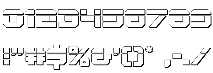 Gearhead Bullet Font OTHER CHARS