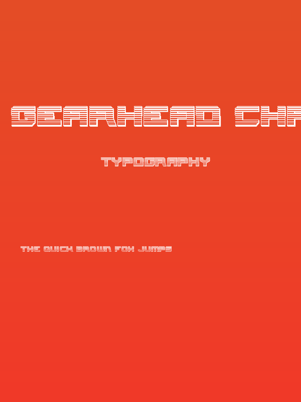 Gearhead Chrome Poster