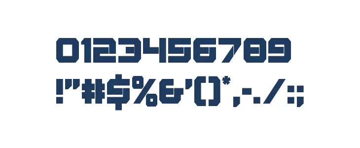 Gearhead Condensed Font OTHER CHARS