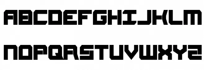 Gearhead Condensed フォント 大文字