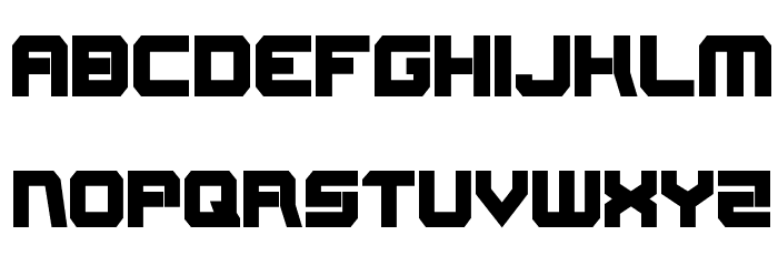 Gearhead Condensed Font LOWERCASE