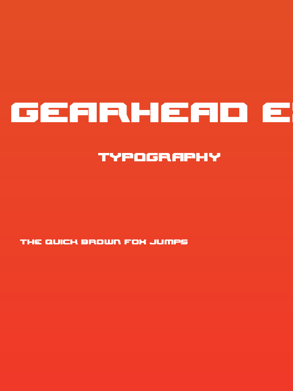 Gearhead Expanded Poster