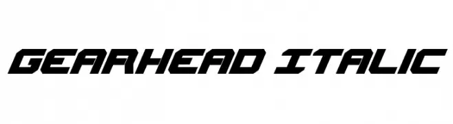 Gearhead Italic 