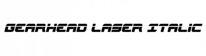Gearhead Laser Italic 