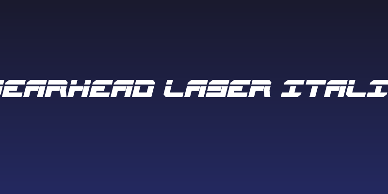 Gearhead Laser Italic Social Header