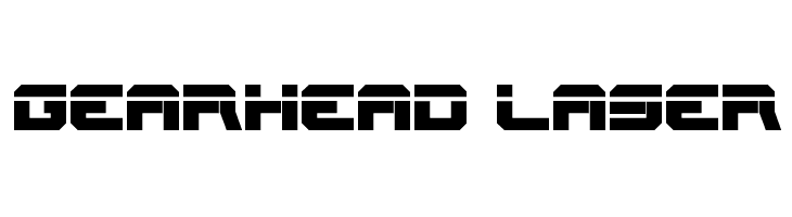 Gearhead Laser  免费字体下载