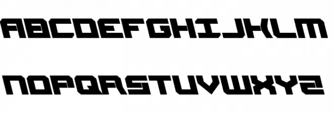 Gearhead Leftalic Шрифта ВЕРХНИЙ