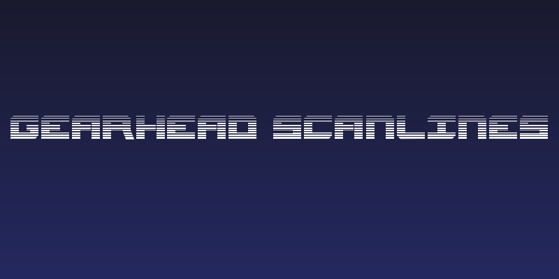 Gearhead Scanlines Social Header