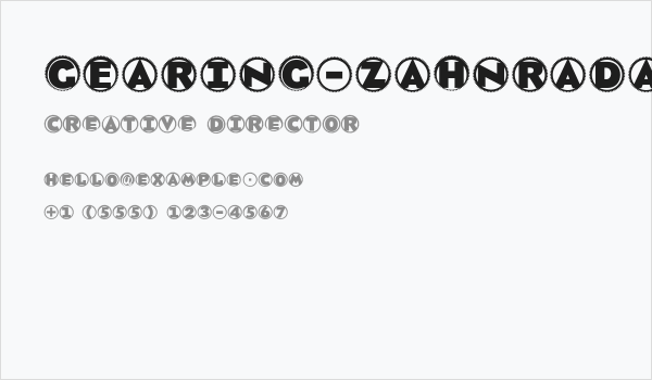 Gearing-ZahnradABC Business Card