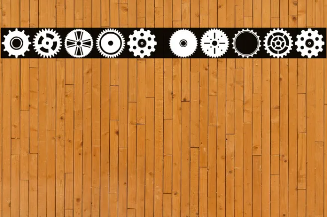Gears Icons Example 1